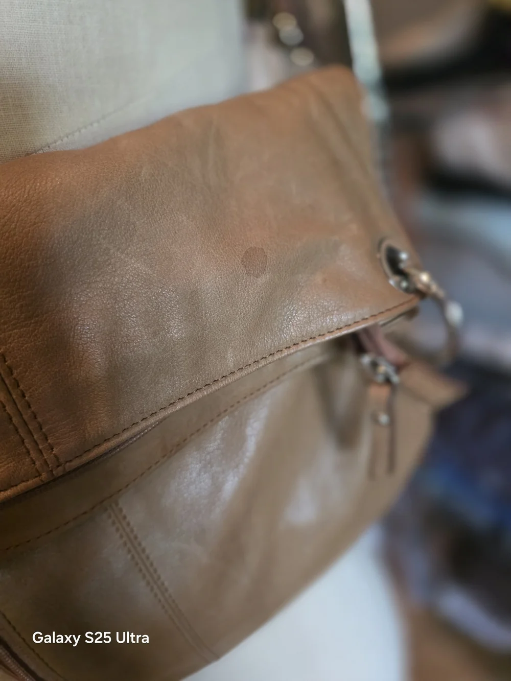 Valentina Tan Leather Crossbody Bag - Classic Everyday Carry